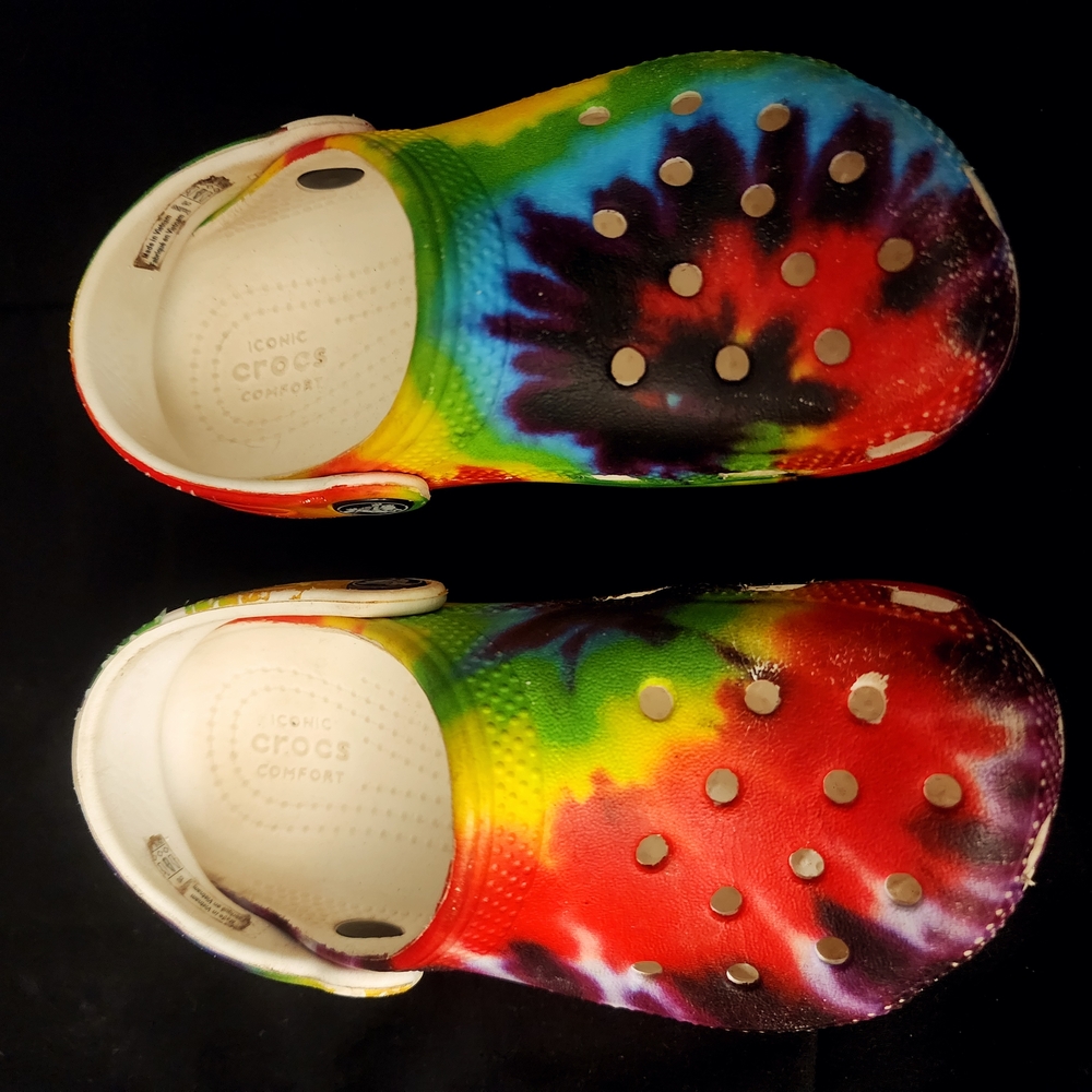 Crocs Kids' Tie-Dye Clogs